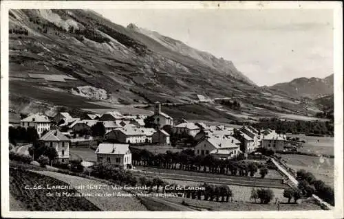 Ak Larche Alpes de Haute Provence, Vue Generale