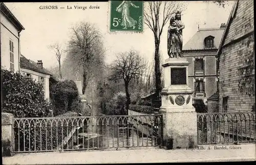 Ak Gisors Eure, La Vierge doree