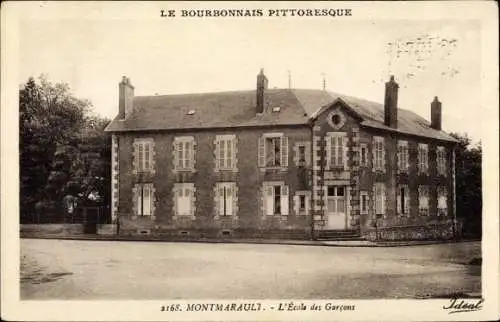 Ak Montmarault Allier, Ecole des Garcons