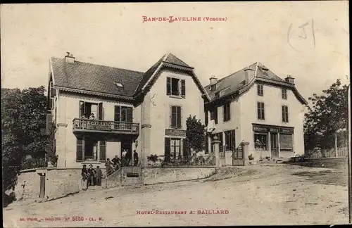 Ak Ban de Laveline Vosges, Hotel Restaurant A Gaillard