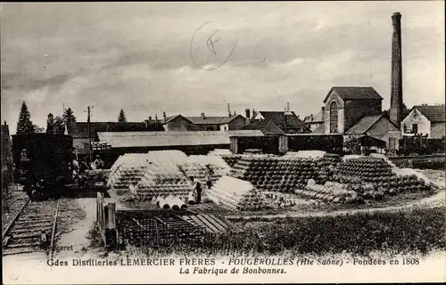 Ak Fougerolles Haute Saône, Distilleries Lemercier Frères, La Fabrique de Bonbonnes