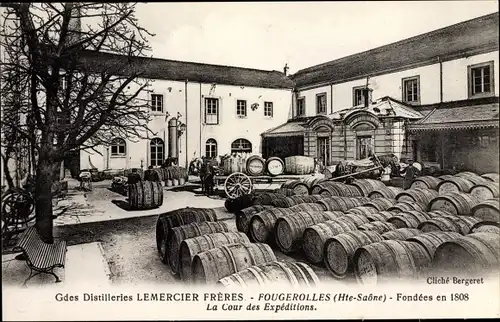 Ak Fougerolles Haute Saône, Distilleries Lemercier Frères, La Cour des Expeditions