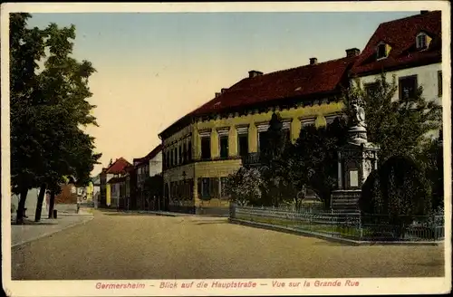 Ak Germersheim in Rheinland Pfalz, Hauptstraße