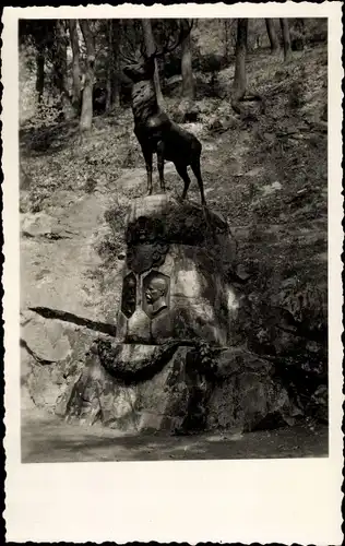 Foto Ak Stolberg Südharz, Fürstliches Stammdenkmal am Schloßberg