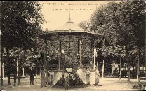 Ak Rethel Ardennes, Le Kiosque des promenades pnedant les Fêtes de Sainte Anne