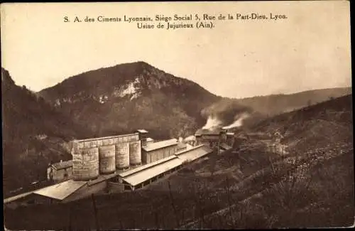 Ak Ain, Usine de Jujurieux, SA des Ciments Lyonnais