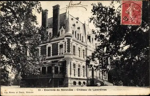 Ak Nerondes Cher, Chateau de Laverdines