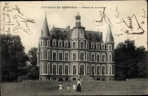 Ak Nerondes Cher, Chateau de Laverdines