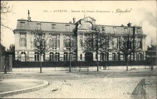 Ak Paris Passy, Auteuil, Maison des Dames Francaises