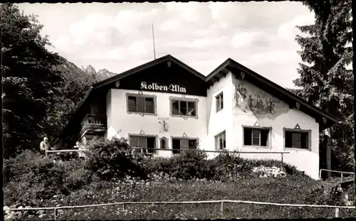 Ak Oberammergau in Oberbayern, Kolbenalm