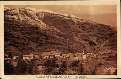 Ak Condamine Alpes de Haute Provence, Vue Generale