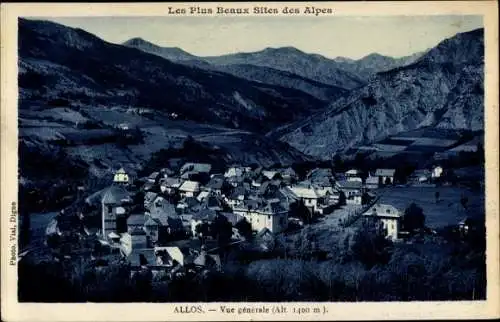 Ak Allos Alpes de Haute Provence, Vue Generale