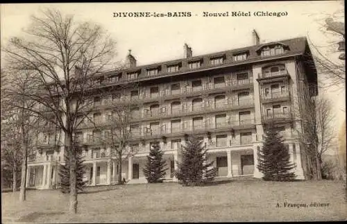 Ak Divonne les Bains Ain, Nouvel hotel Chicago