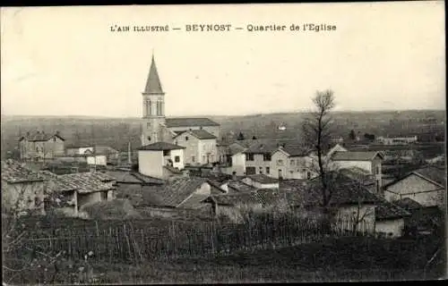 Ak Beynost Ain, Quartier de l'Eglise