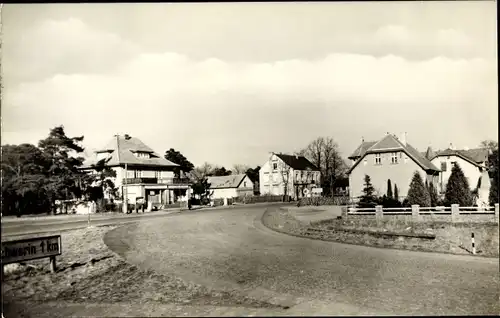 Ak Groß Köris im Kreis Dahme Spreewald, Am Bahnhof, Straßenpartie, Häuser