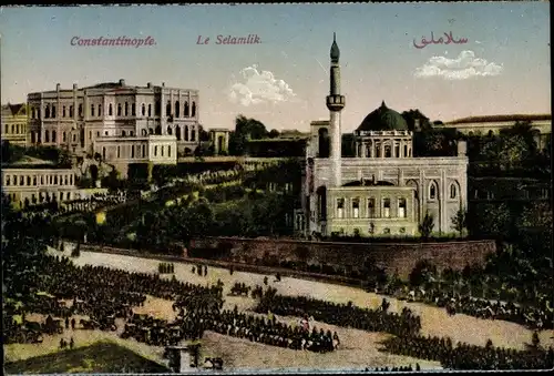 Ak Konstantinopel Istanbul Türkei, Le Selamlik, Moschee, Minarett