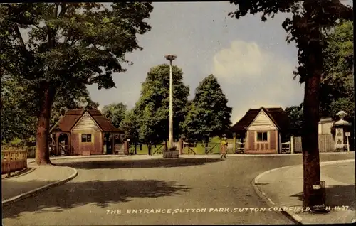 Ak Sutton Coldfield West Midlands England, The Entrance, Sutton Park