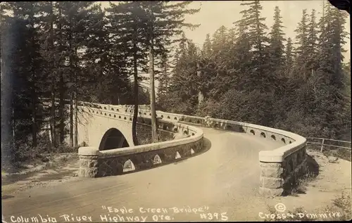 Ak Oregon USA, Eagle Creek Bridge on the Columbia River Highway
