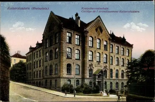 Ak Kaiserslautern in Rheinland Pfalz, Kreisoberrealschule