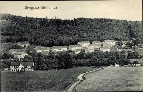 Ak Berggießhübel in Sachsen, Blick zum Ort