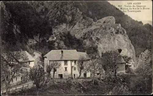 Ak Vallée du Queyras Hautes-Alpes, La Maison du Roi et la Rout des Tourniquets
