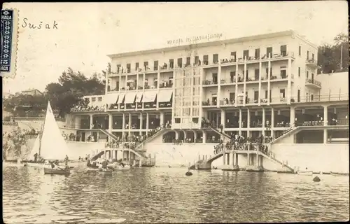 Foto Ak Sansego Susak Kroatien, Hotel Kupalisti Jardin