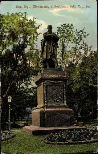 Ak Argentinien, Monumento a Rodriguez Pena Cap. Fed.