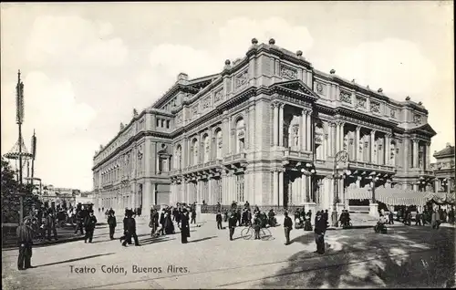 Ak Buenos Aires Argentinien, Teatro Colon