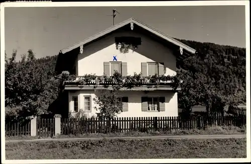 Ak Ruhpolding in Oberbayern, Ortspartie