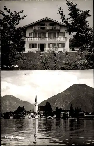 Ak Rottach Egern in Oberbayern, Haus Rauth, Panorama