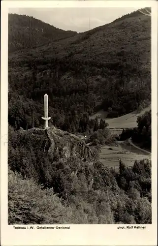 Ak Todtnau im Südschwarzwald, Gefallenendenkmal