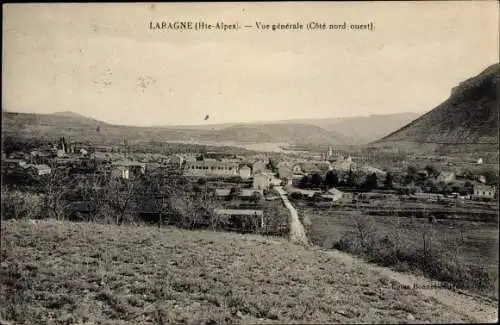 Ak Laragne Hautes-Alpes, Vue générale, Cote nord ouest