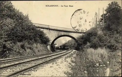 Ak Rolampont Haute Marne, Le Pont Biais