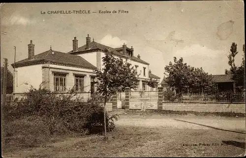 Ak La Chapelle Thecle Saône et Loire, Ecoles de Filles