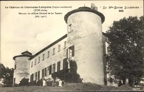 Ak Chavaniac Lafayette Haute Loire, Le Château