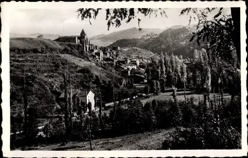 Ak Chanteuges Haute Loire, Vue générale