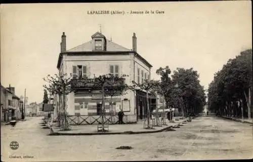 Ak Lapalisse Allier, Avenue de la Gare, Societe