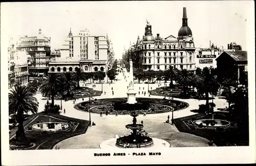 Ak Buenos Aires Argentinien, Plaza Mayo