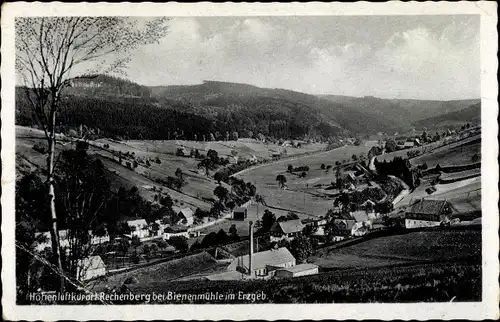 Ak Rechenberg Bienenmühle Erzgebirge, Totalansicht