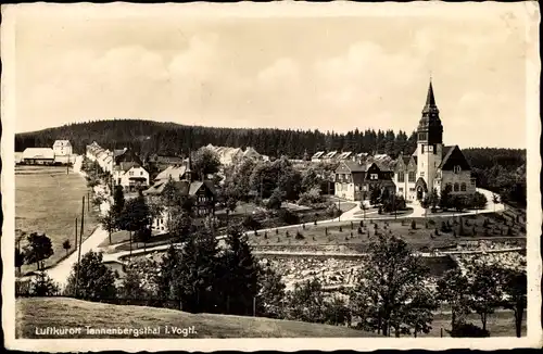 Ak Tannenbergsthal Muldenhammer im Vogtland, Totalansicht