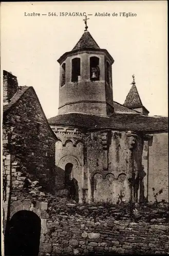 Ak Ispagnac Lozère, Abside de l'Eglise