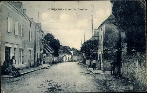 Ak Germnagny Saône et Loire, Le Centre