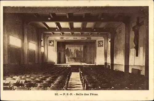 Ak Paris Ménilmontant, P.S.P. Salle des Fêtes