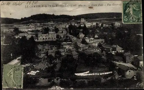 Ak Le Chambon de Tence Haute Loire, Vue générale