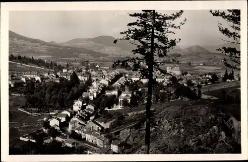 Ak Yssingeaux Haute Loire, Vue générale prise de Monbarnier