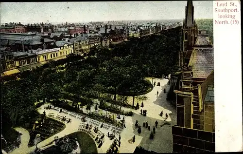 Ak Southport North West England, Lord Street looking North