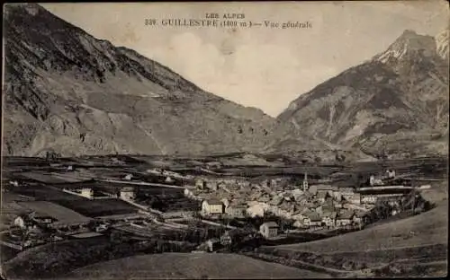Ak Guillestre Hautes-Alpes, Vue générale