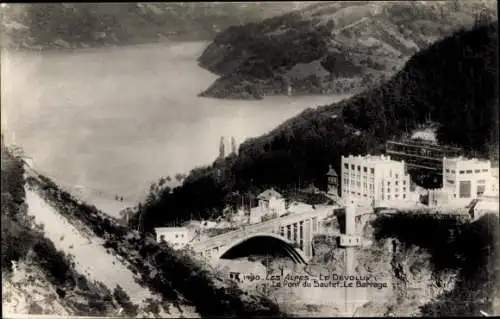 Ak Le Devoluy Hautes-Alpes, Le Pont du Sautet, Le Barrage