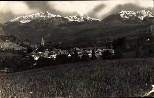 Ak Chorges Hautes-Alpes, Vue générale prise de l'Est