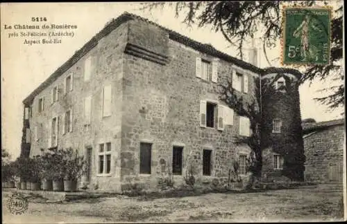 Ak Rosieres Ardèche, Le Chateau